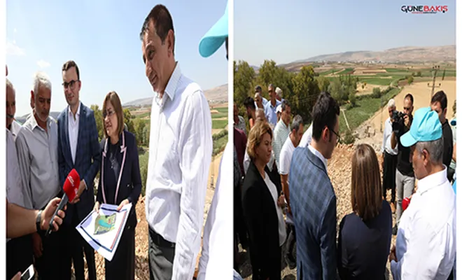 Başkan Şahin, Karapınar Gölü’nde yapılacak rekreasyon çalışması öncesi incelemede bulundu