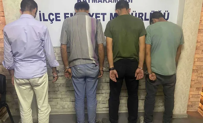 Hırsızlık yapan 4 şüpheli gözaltına alındı