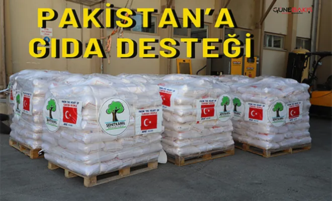 Pakistan’a gıda desteği