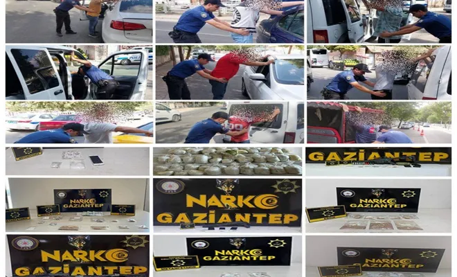  Gaziantep’te uyuşturucu operasyonu : 361 gözaltı