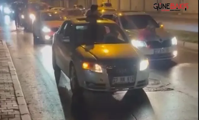 Çevreyi rahatsız eden düğün konvoyuna ceza