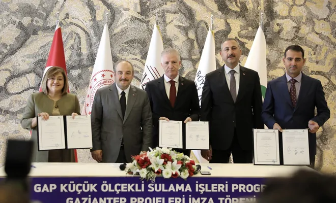 75 milyon tl’lik sulama projelerini içeren protokol imzalandı