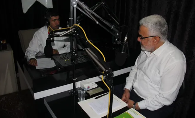HÜDA PAR Genel Başkanı Yapıcıoğlu, Kervan FM'in yayın konuğu oldu