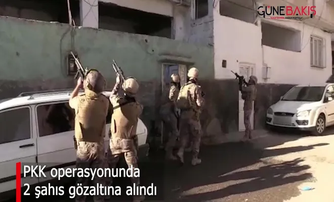 PKK operasyonunda 2 şahıs gözaltına alındı 