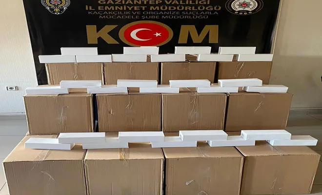   210 bin kaçak sigara makoronu ele geçirildi