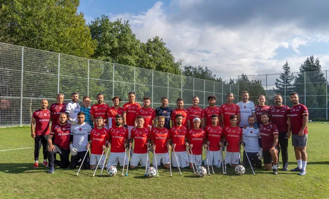 Şahinbey Ampute'nin milli gururu