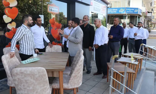 HÜDA PAR Gaziantep İl Başkanı Göçer Nizip esnafını ziyaret etti