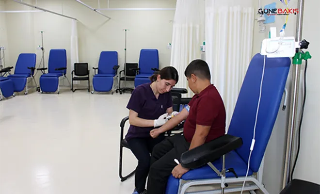 GAÜN Çocuk Hastanesi’nde Çocuk Hematoloji ve Onkoloji Kan Alma Birimi açıldı