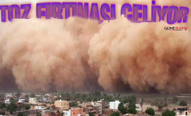 Toz fırtınası geliyor