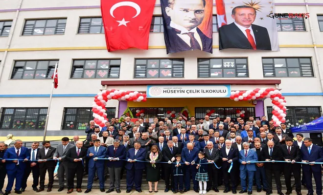 Eski Bakan Hüseyin Çelik’in adının verildiği ilkokul törenle açıldı