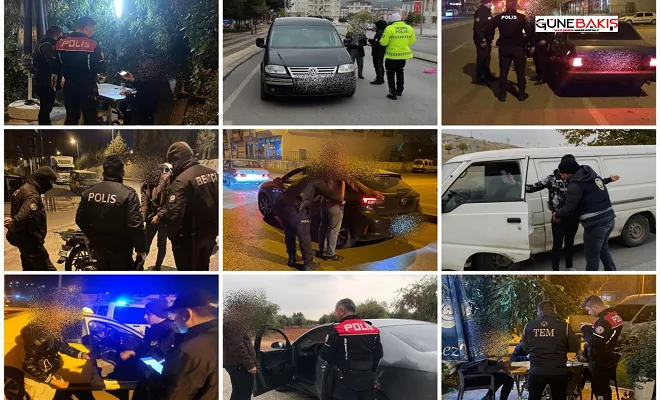 Gaziantep’te asayiş operasyonları 810 gözaltı