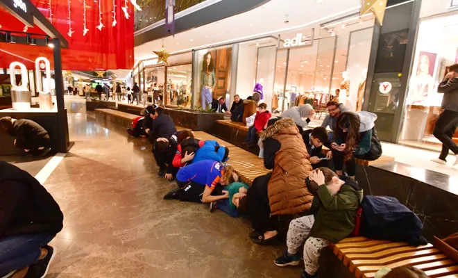 Gaziantep'te Çök Kapan Tutun Tatbikatı'na geniş katılım