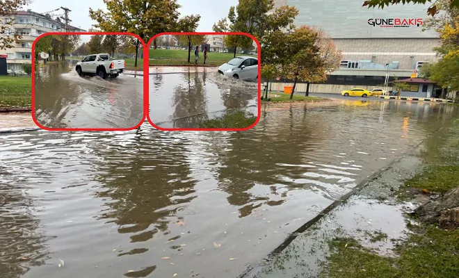 Gaziantep’te kuvvetli yağış etkili oldu