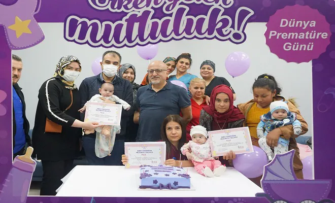 17 Kasım Dünya Prematüre Günü Gaziantep'te kutlandı