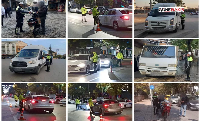 Gaziantep'teki trafik denetiminde 8 bin 93 sürücüye ceza yazıldı 