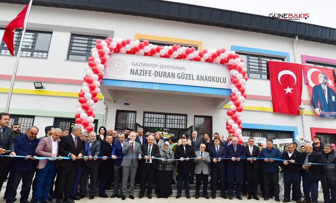 Nazife Duran Güzel Anaokulu törenle açıldı