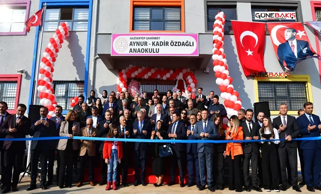 Aynur-Kadir Özdağlı Anaokulu törenle açıldı