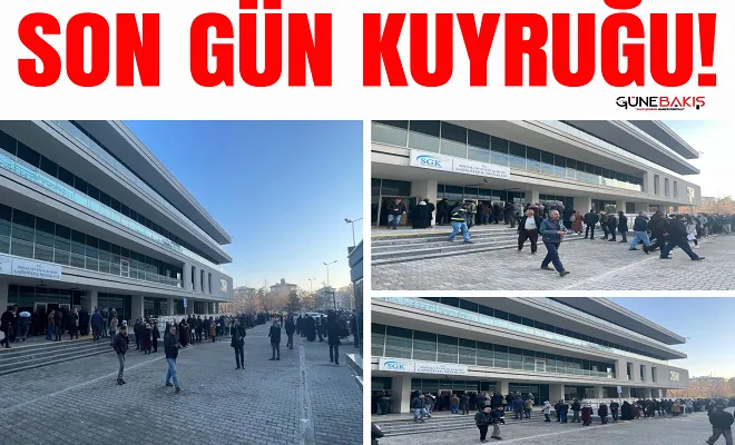 Son gün kuyruğu!