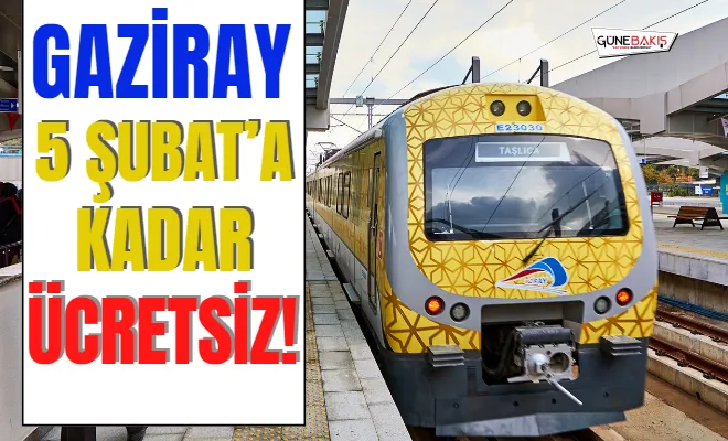 Gaziray 5 Şubat’a kadar ücretsiz!