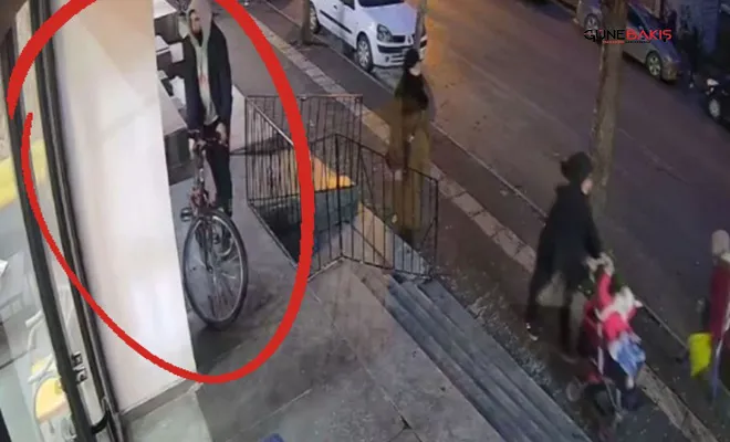 Gaziantep'te bisiklet hırsızlığı güvenlik kamerası görüntülerine yansıdı