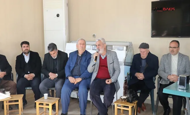 HÜDA PAR heyeti Özdemir ailesine taziye ziyaretinde bulundu