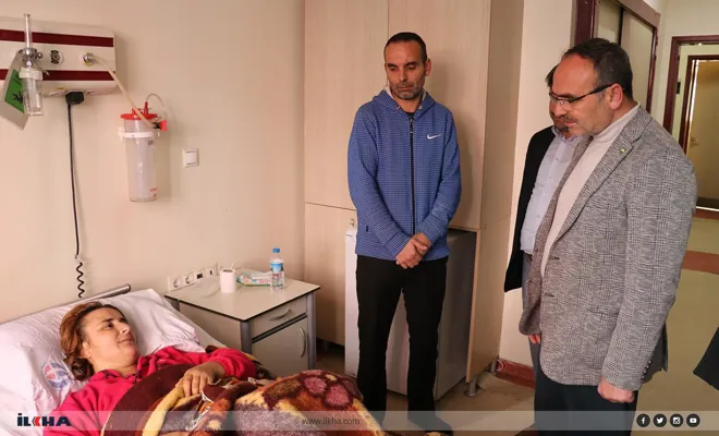 HÜDA PAR Genel Başkan Yardımcısı Kaya, deprem bölgesindeki ziyaretlerini sürdürüyor