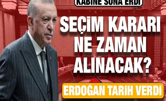 Seçim kararı ne zaman alınacak? Erdoğan tarih verdi