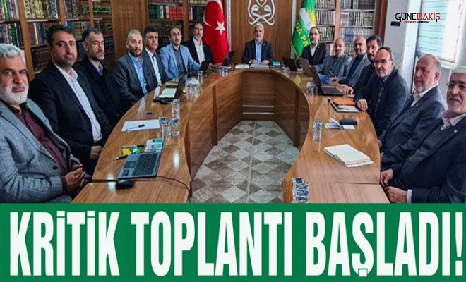 Kritik toplantı başladı!