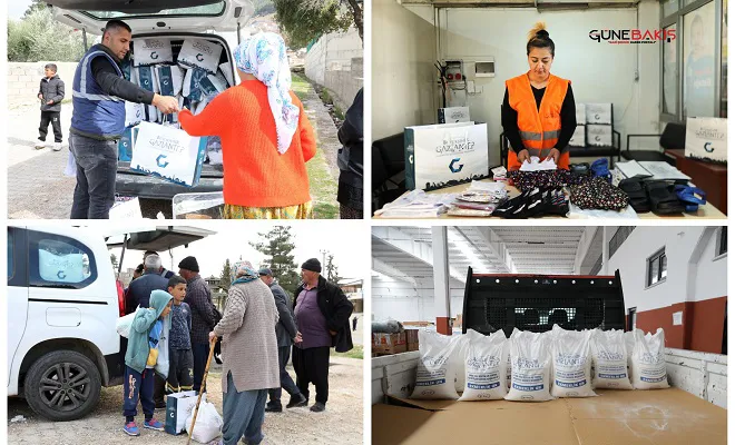 Büyükşehir, köylerde yaşayan depremzedelerin ihtiyaçlarını karşılamaya devam ediyor 