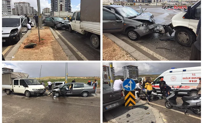 Şehitkamil'de trafik kazası: 2 yaralı