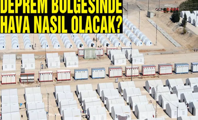 Deprem bölgesinde "kuvvetli" yağış bekleniyor