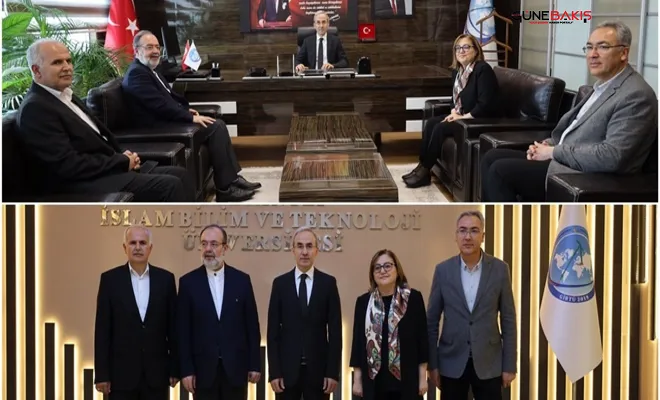 Mehmet Görmez'den GİBTÜ Rektörüne ziyaret