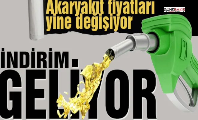 Akaryakıta indirim geliyor