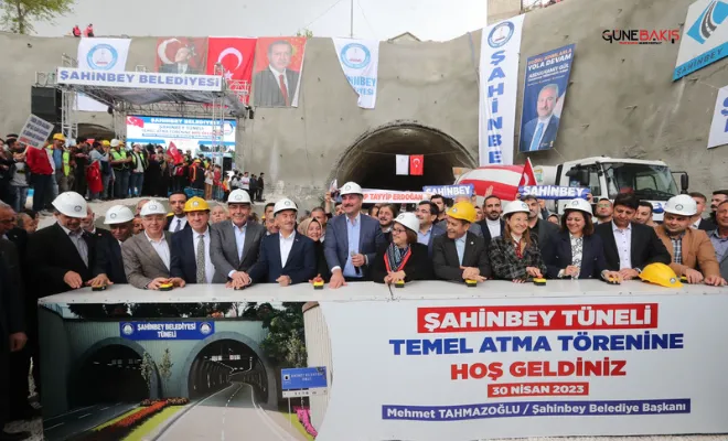 Şahinbey’in tünel projesinin temelleri atıldı