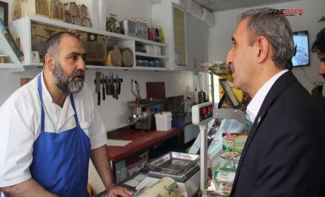 Gaziantep Milletvekili Adayı Demir, Oğuzeli esnafını ziyaret etti