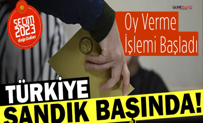 Türkiye sandık başında: İkinci tur için oy verme işlemi başladı!