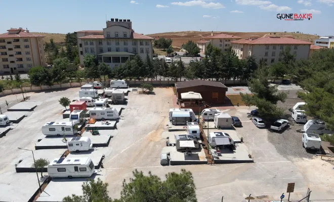 Gaziantep Büyükşehir, yeni karavan parkını Burç Ormanı’nda tamamladı
