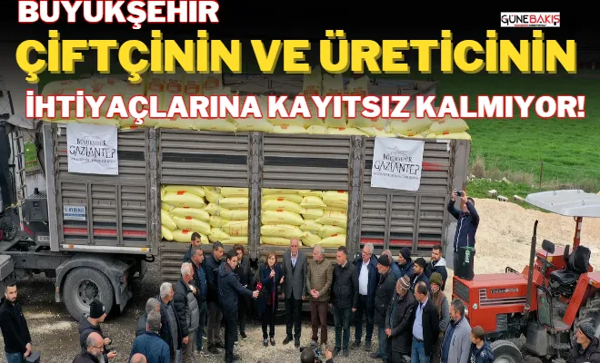 Büyükşehir, Çiftçinin ve üreticinin ihtiyaçlarına kayıtsız kalmıyor! 