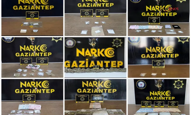 Gaziantep'te 88 kilo esrar ele geçirildi
