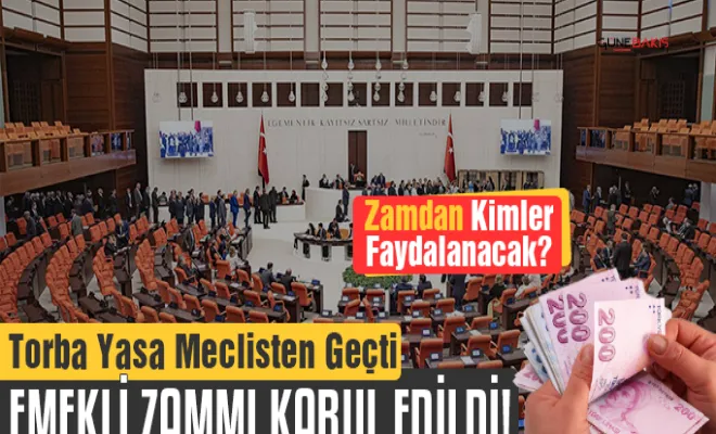 O düzenleme TBMM'de kabul edildi!