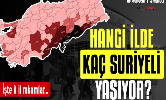 Hangi ilde kaç Suriyeli yaşıyor?