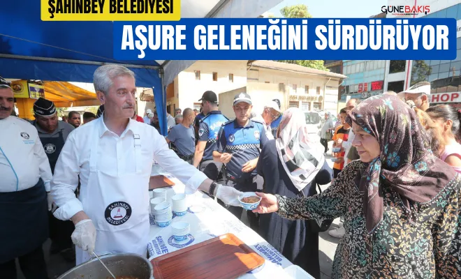 Şahinbey Belediyesi aşure geleneğini sürdürüyor