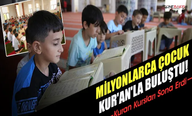 Yaz Kur'an kursları sona erdi