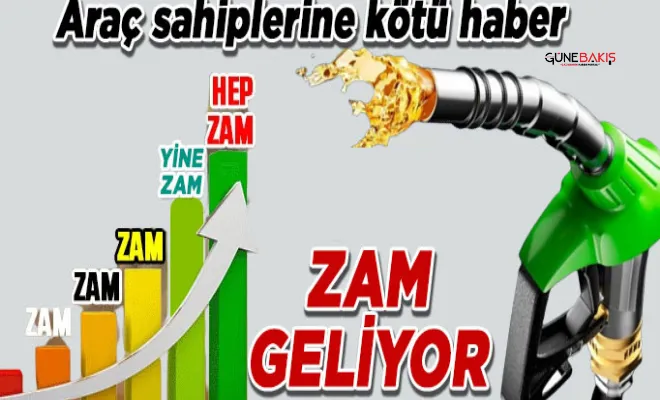 Benzine de zam geliyor: Salı gününden itibaren geçerli olacak