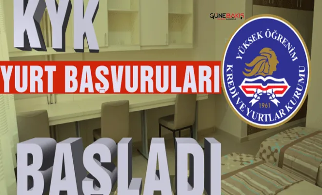 KYK yurt başvuruları başladı!