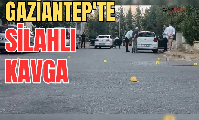 Gaziantep'te silahlı kavga: Bir yaralı