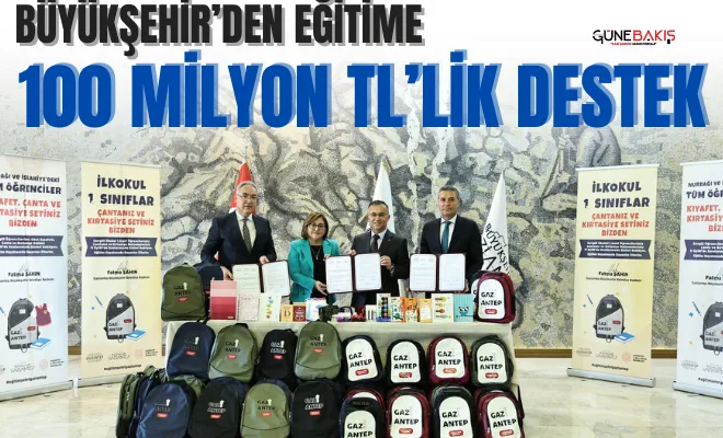 Eğitime 100 Milyon Tl’lik destek