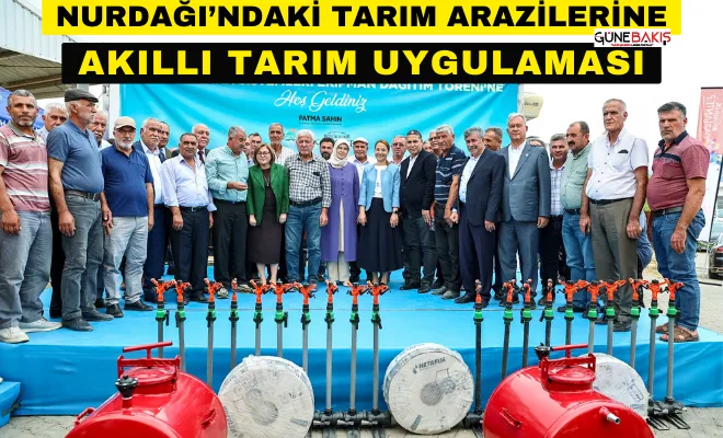 Nurdağı’ndaki tarım arazilerine akıllı tarım uygulaması  