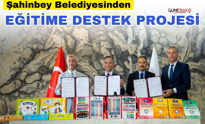 Şahinbey Belediyesinden eğitime destek projesi