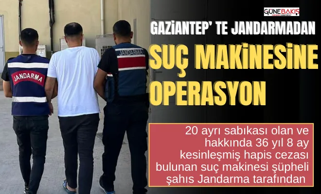 Gaziantep’te Jandarmadan suç makinesine operasyon